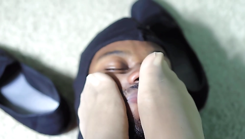 Curvy slutty woman with a tight body and a horny vagina