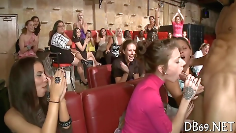 Group sex with a blonde and brunette in hot homemade video