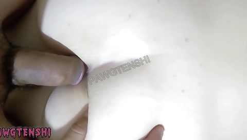 Big tits milf with a big ass is being filmed by a cam