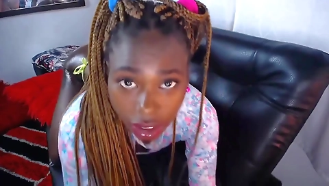 Ebony milf and her white lover in a interracial scene