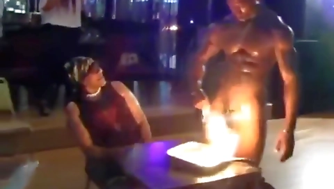 Sexy ebony milf getting fucked in the middle of the street