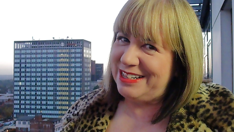 Brunette blonde hottie gets fucked and fucked by the busty granny