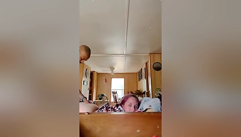 Redhead and BBw milf suck a big cock and enjoy deepthroating