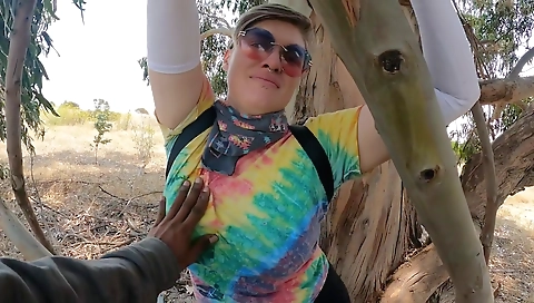 Amateur girl with big boobs and a tattooed friend 0539