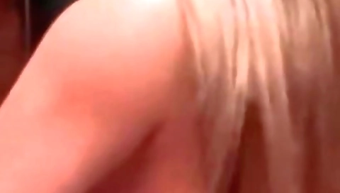 Blonde milf gets her tits fucked in a big boner threesome