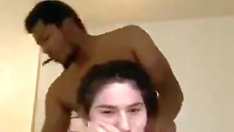 Brunette 18+ teen gets her pussy fucked in webcams