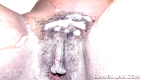 Big ass ebony girl with a long black pussy gets fucked