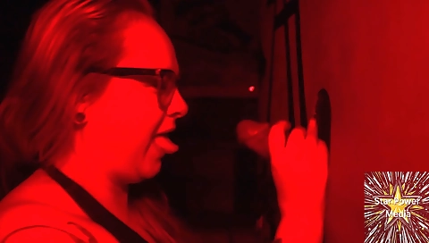 A hot blonde with a nice ass and a tattooed body is a winner