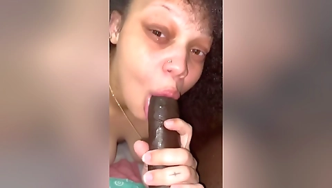 Thick milf and her big boyfriend make some hardcore 20 fps pov vid